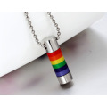 Joyería colgante del acero inoxidable de Rainbow Color Om 316L